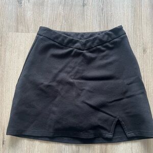 Princess Polly Black Mini Skort